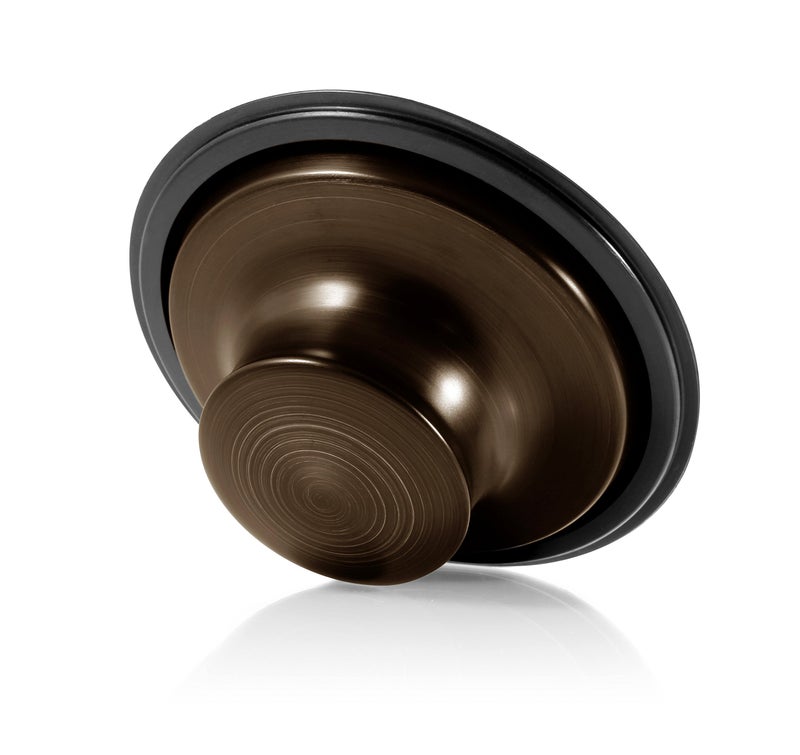 K&J Universal Kitchen Sink Stopper -Garbage Disposal Plug - Kitchen Sink Plug for Insinkerator, Kitchenaid, Kohler and More! â€¦ (Oiled Bronze) - Image 1